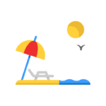 Stunning sandy beach