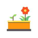 Beautiful green outdoor space and shared backyard